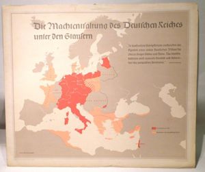 Rare WW2 Era German Hitler Youth Training & Information Map …