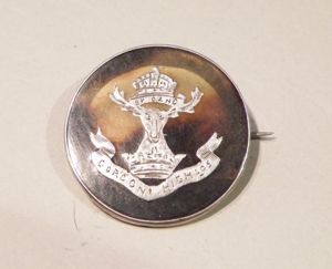WW1 Era Silver Sweetheart Brooch – Gordon Highlanders