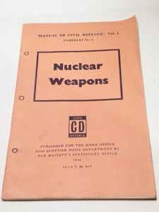 1956 Issue Civil Defence Nuclear Weapons