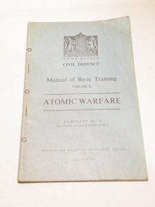 1951 Issue Civil Defence Manual on Atomic Warfare
