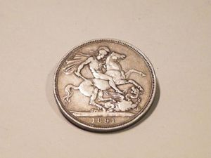 Victorian Silver Crown 1892.