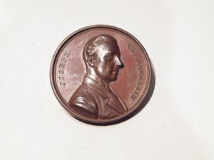 Post Boer War Medallion Chamberlin's Visit to South Africa.