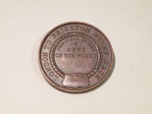 Vintage London to Brighton Relay Race medallion.