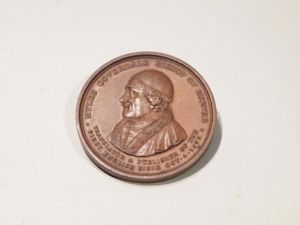Scarce 1835 Myles Coverdale Medallion