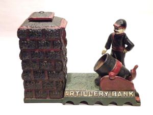 Original 19th Century J & E Stevens Artillery Bank.