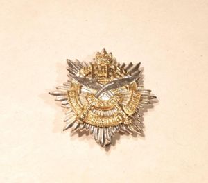 QEII Gurkha Transport Regiment Officers Cap Badge.
