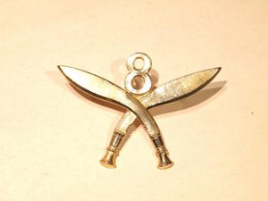 8th Gurkha Rifles Cap Badge.