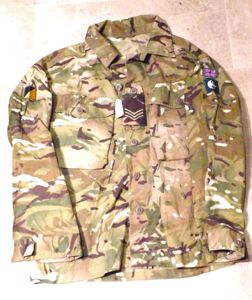 Vintage Army Combat Jacket Multi Terrain Pattern Size 104