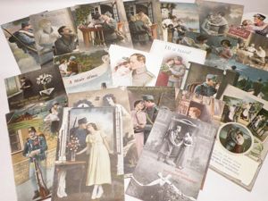 A large selection of WW1 Era Austro Hungarian Postcards…3