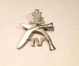 4th Prince of Wales Own Gurkha Rifles Cap Badge.