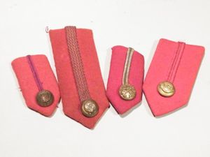 4 Staff Officers Collar Tabs.
