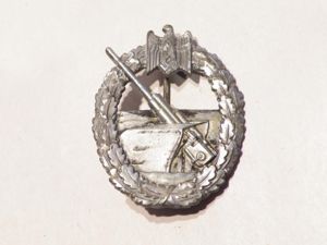 WW2 German Coastal Artillery War Badge.
