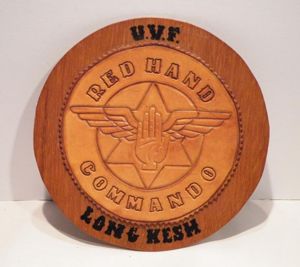 Handmade Northern Ireland Red Hand Commando Plaque