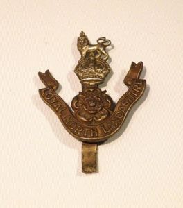 WW1 Loyal North Lancs Reg Cap Badge.