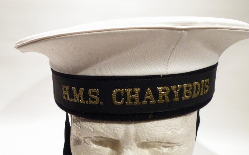 Vintage Royal navy Ratings Cap HMS Charybdis. — image 2