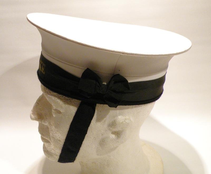 Vintage Royal navy Rating Cap HMS Drake. — image 3
