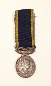 QEII Era Territorial and Army Volunteer Reserve Miniature Medal