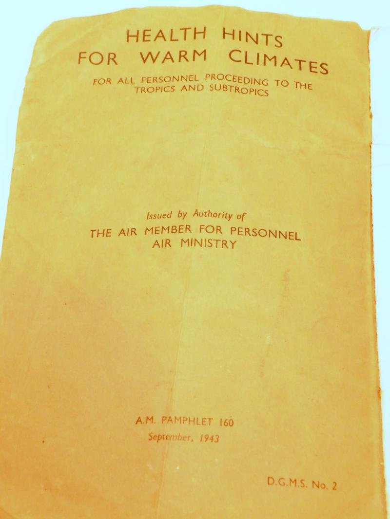 WW2 Era Dated 1943 A.M. Pamphlet – Health Hints — image 2