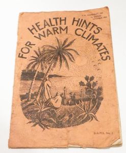 WW2 Era Dated 1943 A.M. Pamphlet – Health Hints