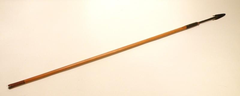 Antique Long Barbed Bamboo Shafted Arrow. — image 2