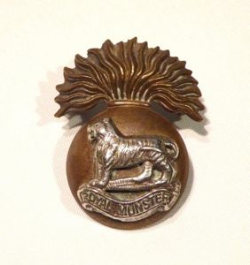 WW1 Royal Munster Fusiliers Cap Badge