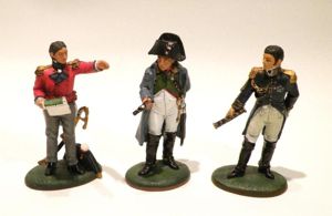 Three Vintage Del Prado Painted Figures – Leaders including Napoleon