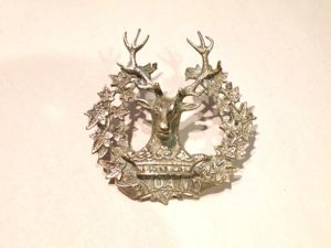 1930's Gorden Highlanders Officers Glengarry Badge.