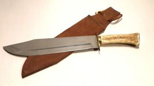 Vintage Homemade Bowie Knife.