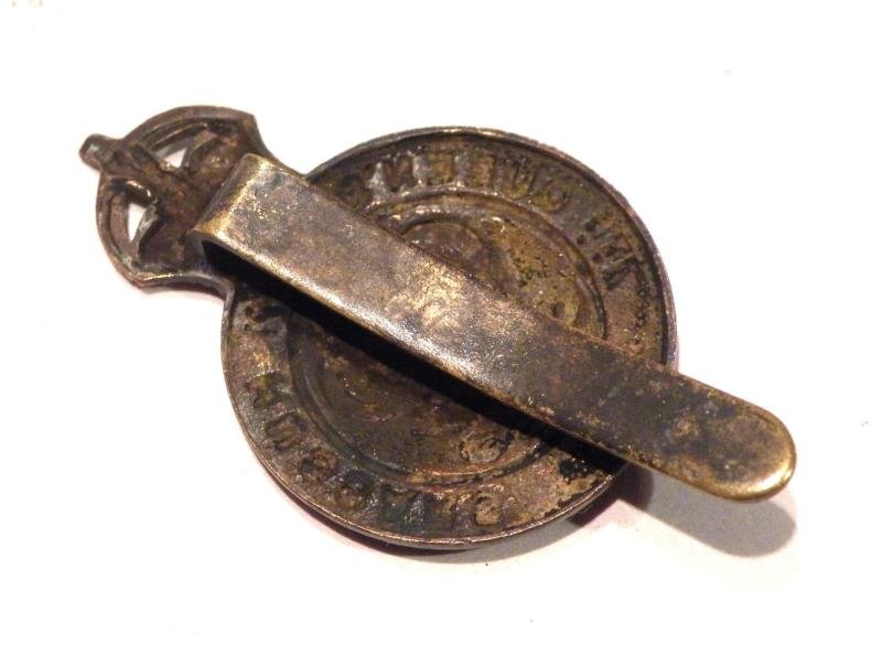 WW1 7th Q O Hussars officers Cap Badge. — image 2