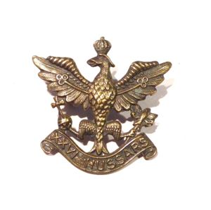 26th Hussars Cap Badge.