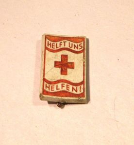 WW2 Era German DRK Red Cross Helpers Donation Badge