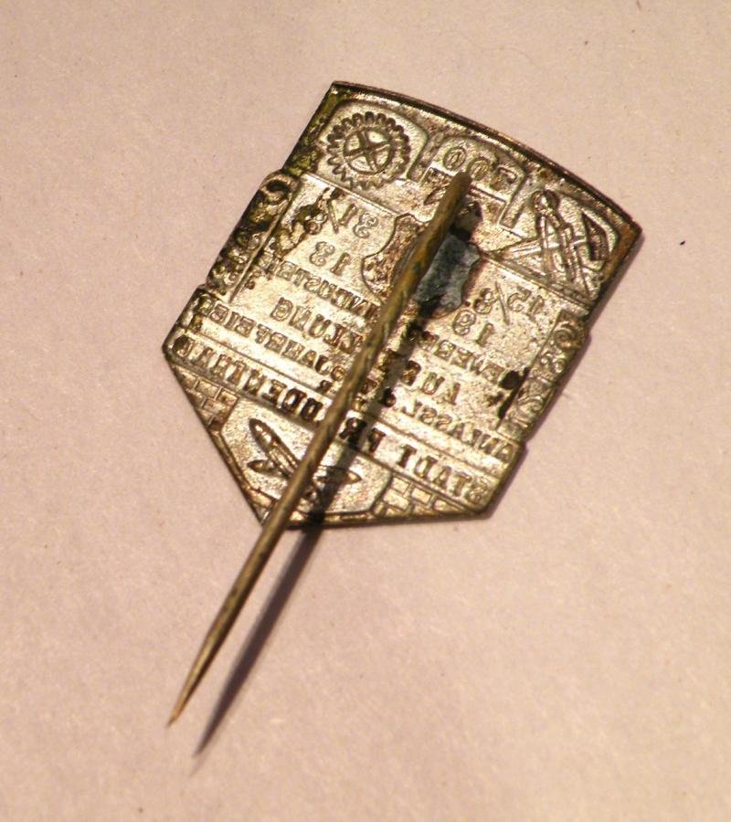 Circa 1913 German Tinny Stick Pin 700 year Commemoration — image 3