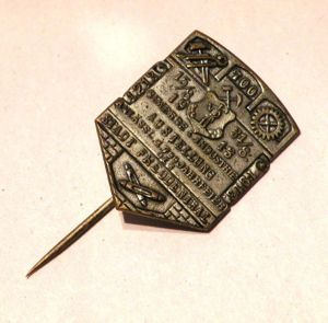Circa 1913 German Tinny Stick Pin 700 year Commemoration