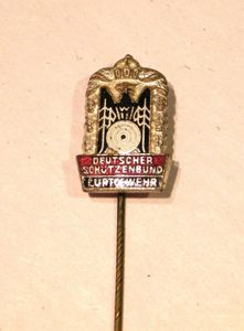 Vintage German Air Rifle Shooting Federation Pin Badge