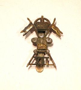WW1 Era 12th Lancers Cap Badge.