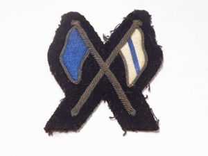 Half Bullion Signalman's Trade Badge.