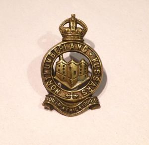 WW1 Northumberland Hussars Cap Badge.
