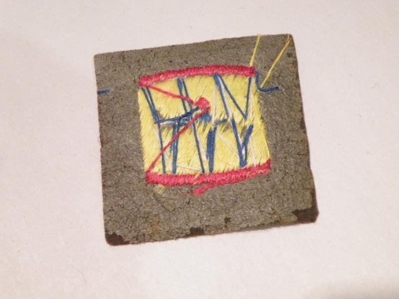 WW2 45th Infantry Division Cloth Badge. — image 2