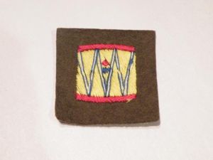 WW2 45th Infantry Division Cloth Badge.