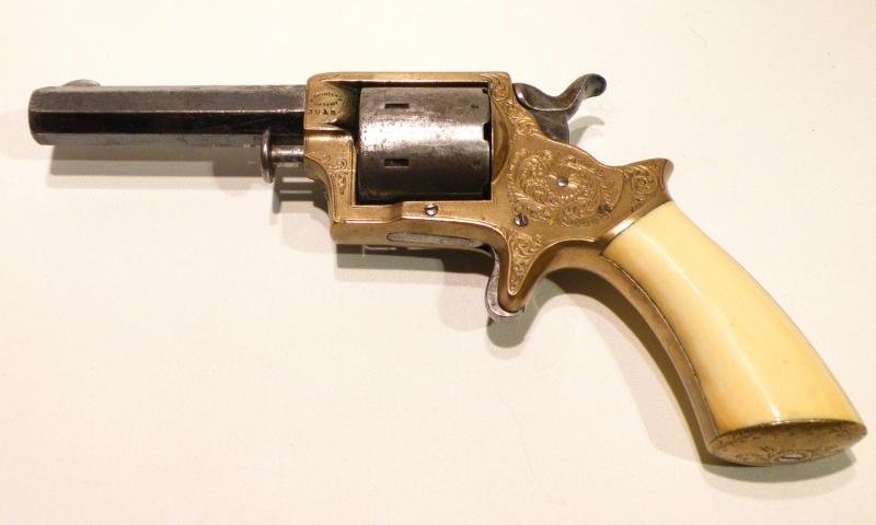 19thC Tranter 7 Shot Rimfire Revolver – Deluxe Version — image 2