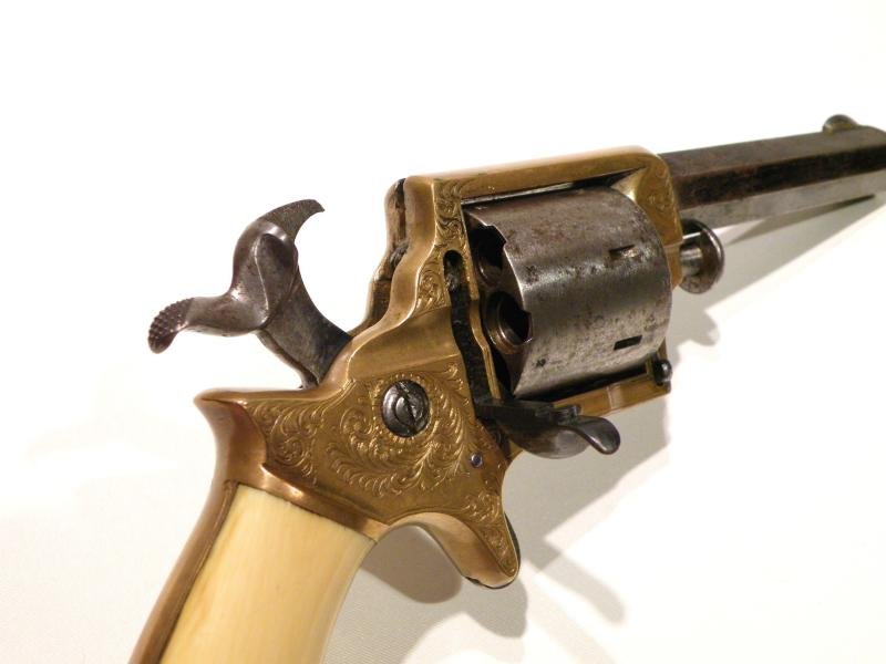 19thC Tranter 7 Shot Rimfire Revolver – Deluxe Version — image 4