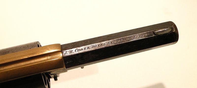 19thC Tranter 7 Shot Rimfire Revolver – Deluxe Version — image 6