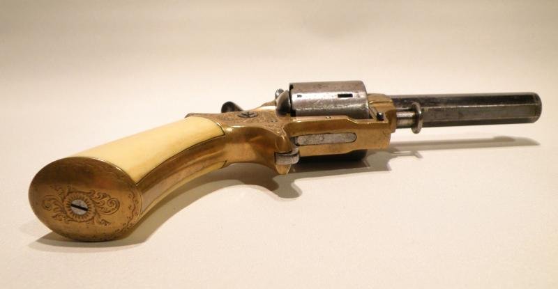 19thC Tranter 7 Shot Rimfire Revolver – Deluxe Version — image 8