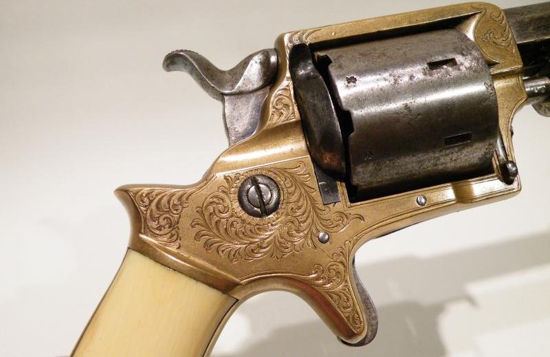 19thC Tranter 7 Shot Rimfire Revolver – Deluxe Version — image 9