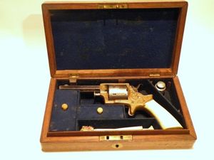 19thC Tranter 7 Shot Rimfire Revolver – Deluxe Version