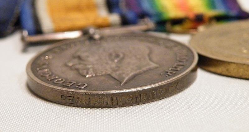 WW1 OBE Medal Group to Reverend Hornabrook. — image 4