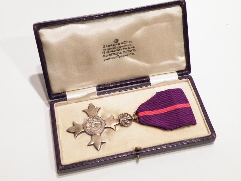 WW1 OBE Medal Group to Reverend Hornabrook. — image 6