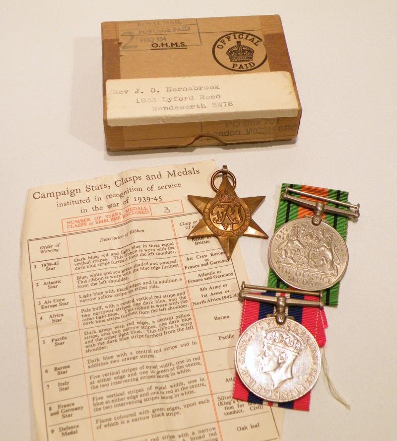 WW1 OBE Medal Group to Reverend Hornabrook. — image 8