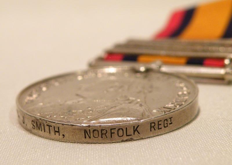 QSA to Smith 2nd Norfolk Regiment. — image 6