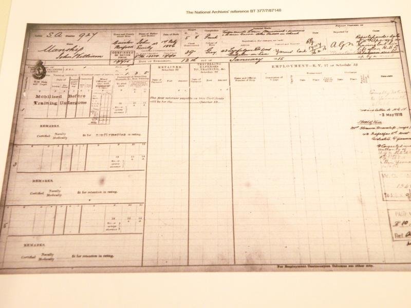 WW1 Medal Trio to Manship RNR. Killed by Mine 1916 — image 8
